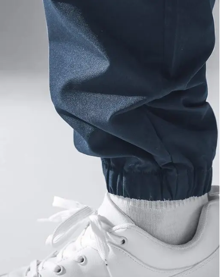 Blue Heavy Cargo Joggers for Men